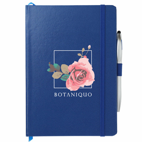 6'' x 8.5'' FSC® Mix Crown Journal with Pen-Stylus
