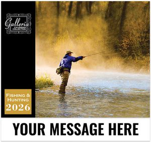 Galleria Wall Calendar 2026 Fishing and Hunting