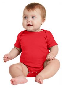 Rabbit Skins™ Infant Short Sleeve Baby Rib Bodysuit