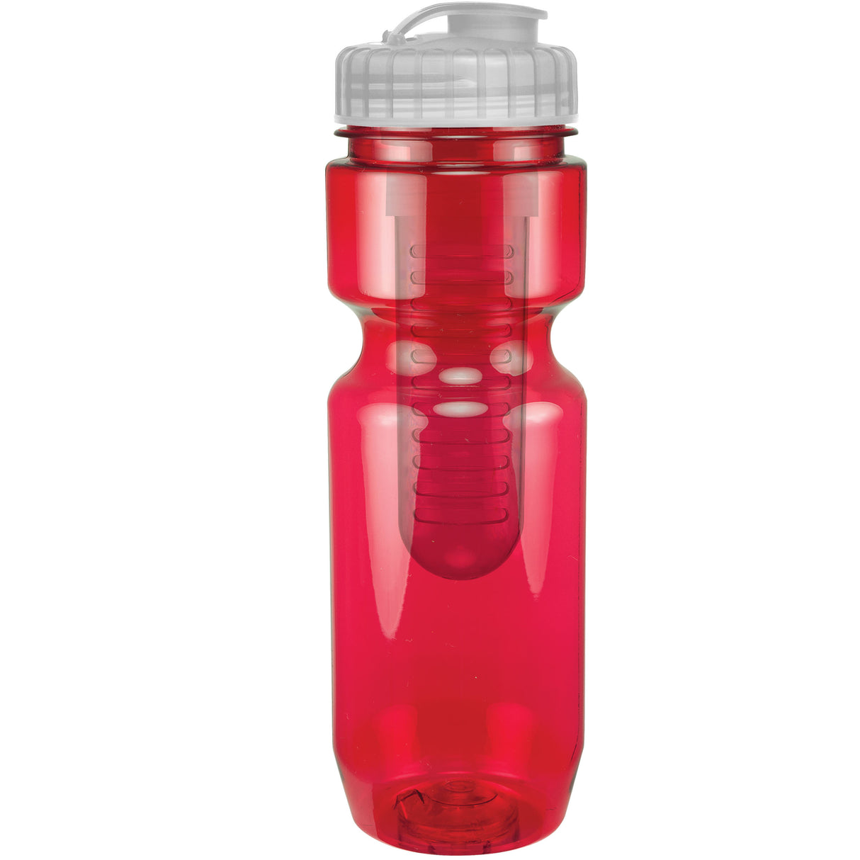 Red/Translucent Clear Lid