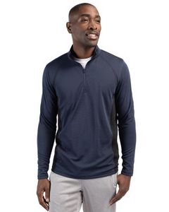 Clique Ice Pique Colorblock Mens Half Zip Tech Pullover