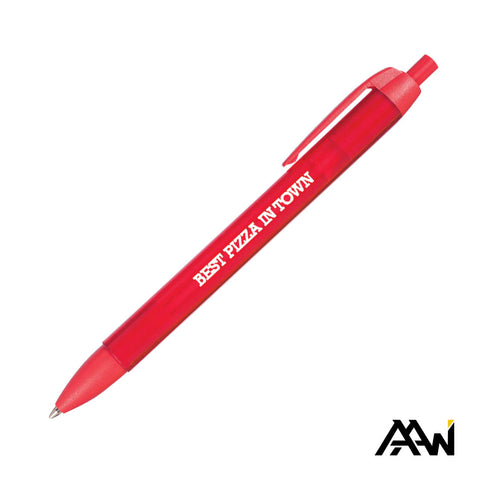 Widebody Pen w/Translucent Barrel - Matte Colored Accent