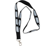 Silkscreened Flat Polyester Lanyard - 3/4" W x 36" L