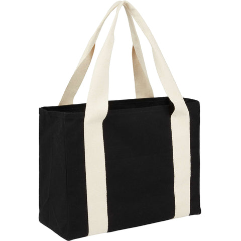 Black Cotton Tote w/ Cotton Handles