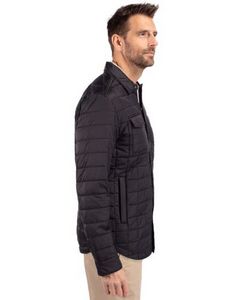 Cutter & Buck Rainier PrimaLoft Mens Big and Tall Eco Insulated Quilted Shirt Jacket