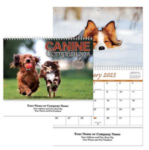 Canine Companions Spiral Wall Calen