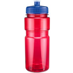 20 Oz. Translucent Recreation Bottle w/ Push Pull Lid