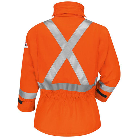 Bulwark Men's 7 Oz. Flame Resistant Parka w/ CSA Compliant Reflective Trim