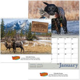 Full Colour Sportsman Spiral Wall Calendar