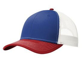 Patriot Blue/Flame Red/White Blank
