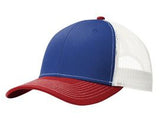 Patriot Blue/Flame Red/White Blank
