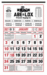 Skinner & Kennedy 8-Sheet Almanac Calendar image