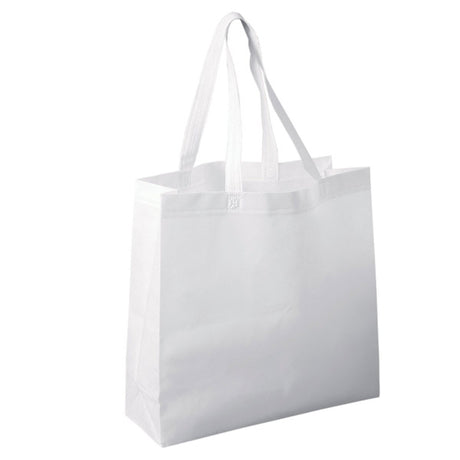 Non Woven Tote Bag: 16" W x 15" H x 6.5" D