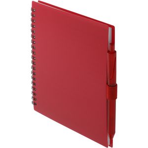 5.5'' x 7'' FSC® Recycled Spiral Notebook w/ RPET Pen