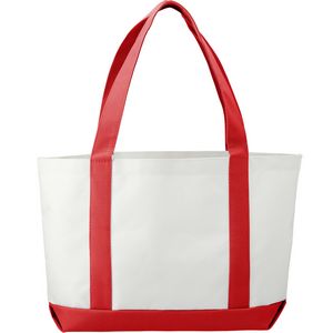 000271 Large Canvas Boat Tote Bag