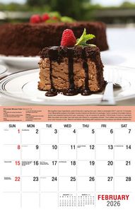 Galleria Wall Calendar 2026 Recipes
