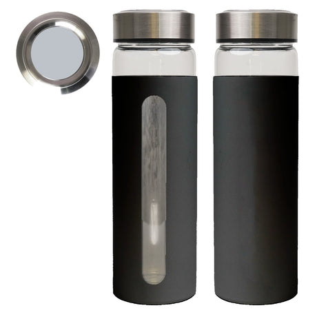 Rideau 600 Ml. (20 Fl.Oz.) Glass Bottle With Aluminum Sleeve
