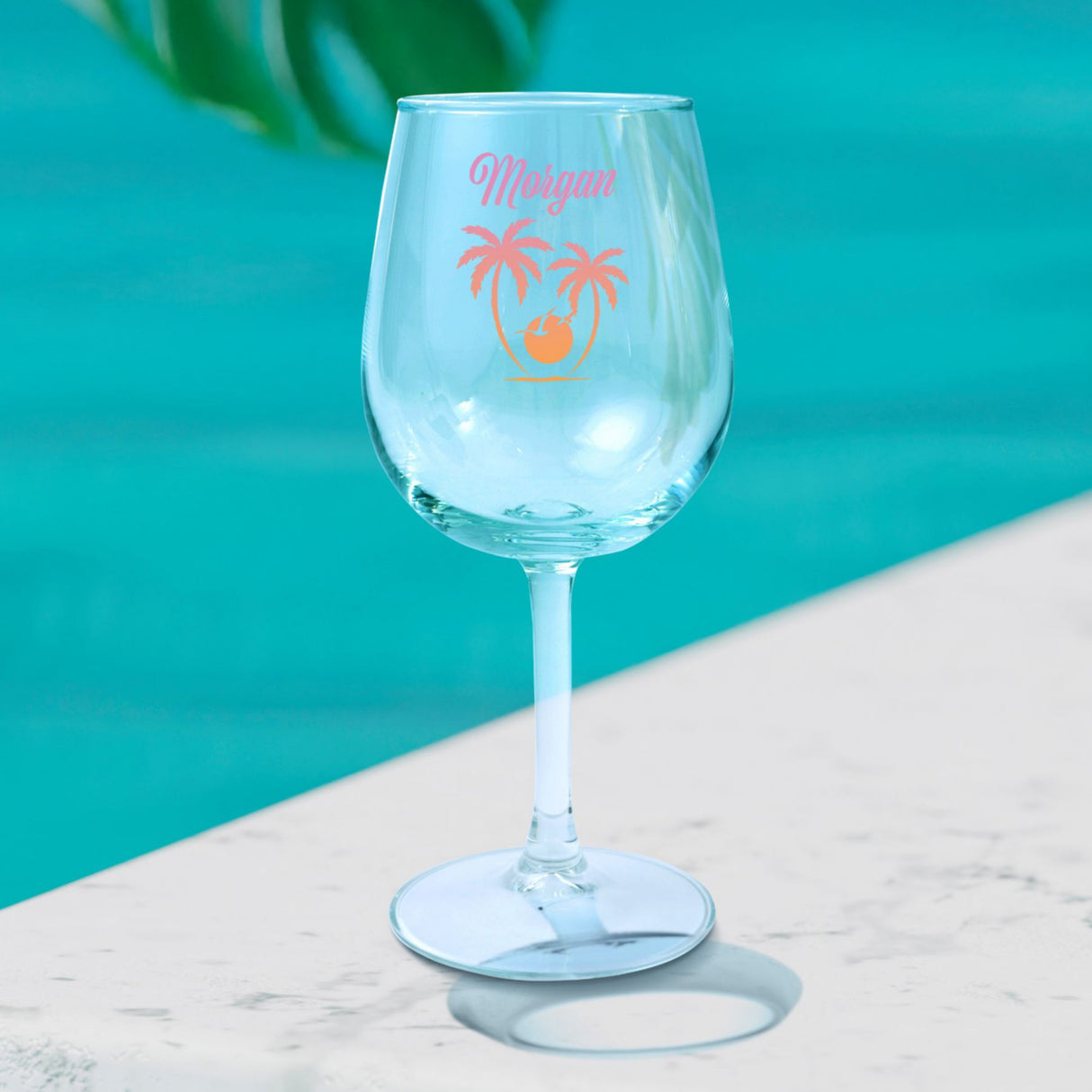 Pod Full Color Wine Glass 12.75 Oz
