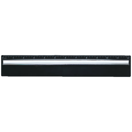 Plastic 12" Ruler With Magnifying Glass