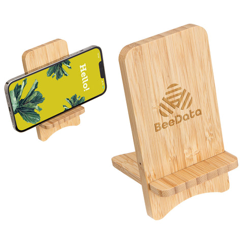 FSC® Bamboo Wireless Charger Portable Phone Stand