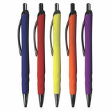 Vernon Plastic Rubberized Plunger Action Ballpoint Pen (3-5 Days)