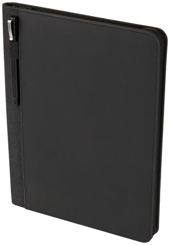 Vienna Heathered Zippered Padfolio with FSC® Mix Paper