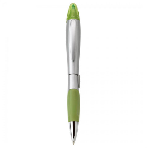 Silver Blossom Ballpoint Penhighlighter