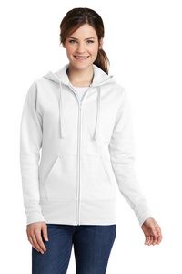 Port & Company® Ladies' Core Fleece Full-Zip Hooded Sweatshirt