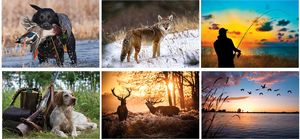 Full Colour Sportsman Spiral Wall Calendar