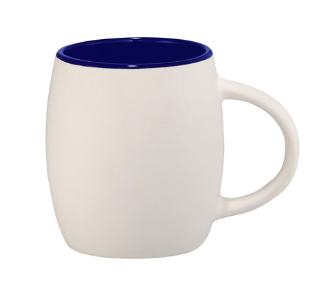 15 Oz. Hearth Ceramic Mug with Wood Lid/Coaster
