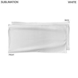 72 Hr Fast Ship - Absorbent Microfiber Dri-Lite Terry White Pool Towel 20x40, Sublimated