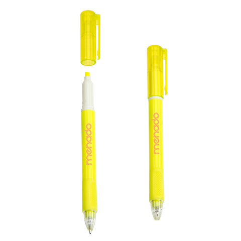 Skywriter Combo Recycled Plastic Ball Pen & Highlighter