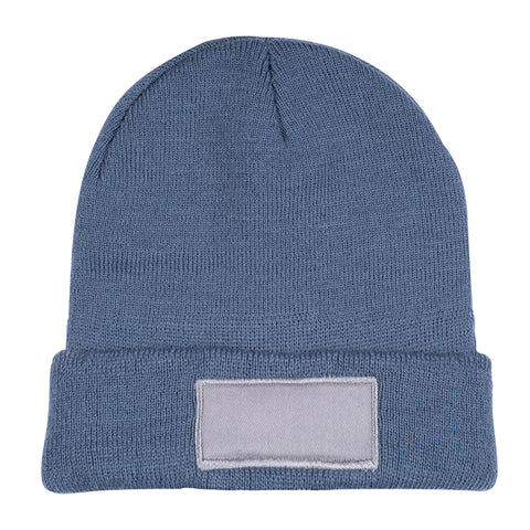 Knit Beanie w/Patch