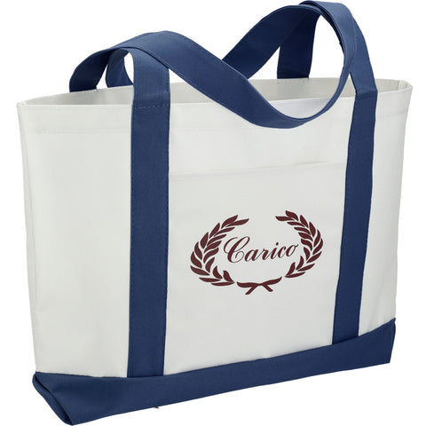 Large Canvas Boat Tote Bag