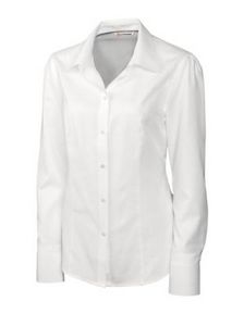 Cutter & Buck Epic Easy Care Nailshead Womens Long Sleeve Dress Shirt