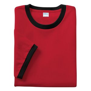 Port & Company® Men's Core Cotton Ringer Tee
