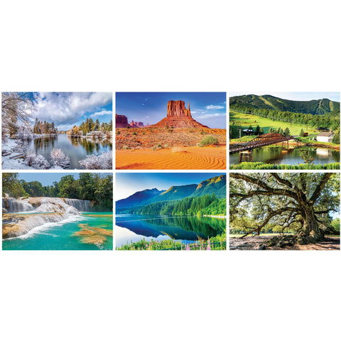 Scenic North America Desk Calendar