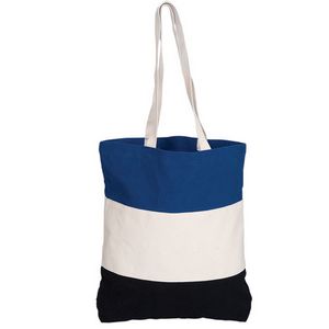 Tri-Colour Cotton Tote Bag