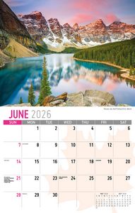 Galleria Wall Calendar 2026 Scenes of Canada (English)