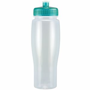 24 Oz. Contour Translucent Bottle w/ Push Pull Lid