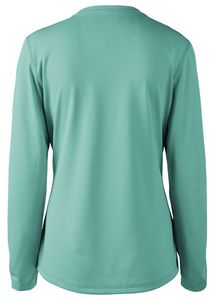 Zorrel® Ladies Barbados Syntrel™ Long-Sleeve Popcorn Knit Tee Shirt