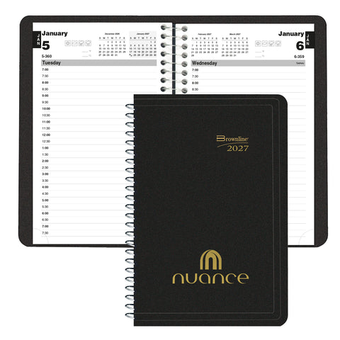 Spiral Bound Daily Planner - English