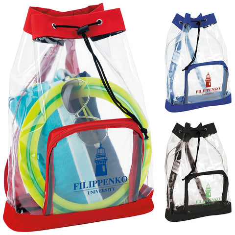 Good Value™ Clear Cinch Backpack