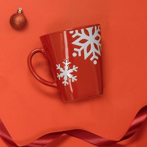 Vinter 350 Ml. (12 Fl. Oz.) Snowflake Stoneware Mug