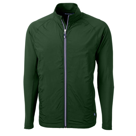 Cutter & Buck Adapt Eco Knit Hybrid Recycled Mens Full Zip Jacket