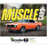 Full Colour Muscle Cars Spiral Wall Calendar