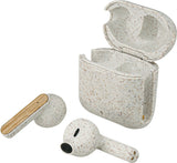 EarthTrendz Wheat Straw & Bamboo Earbuds & Case