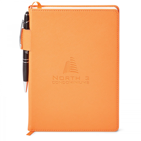 Toscano Genuine Leather Non-Refillable Journal Kit