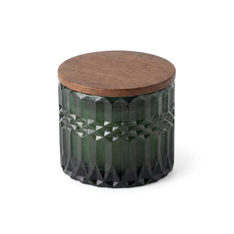 Horizon 296 Ml / 10 Oz Glass Candle With Acacia Wood Lid