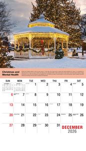 Galleria Wall Calendar 2026 Health Tips